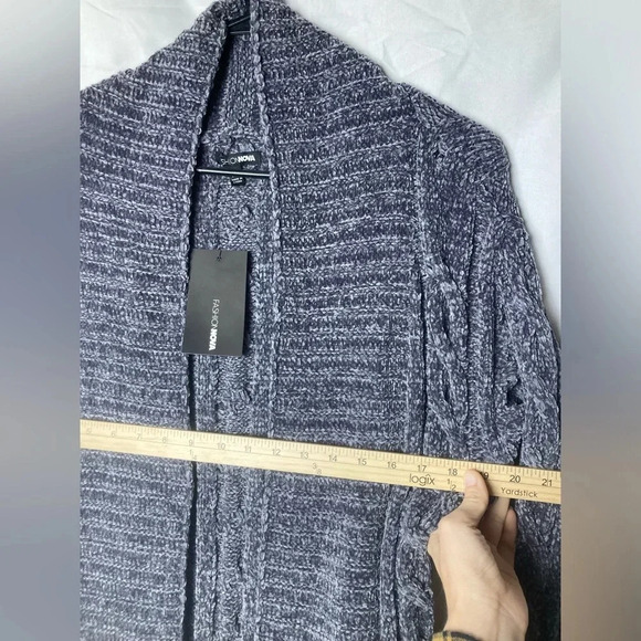Tall cuddling is my hobby cardigan sweater charcoal fashion nova‎ size xsmall - Picture 7 of 8